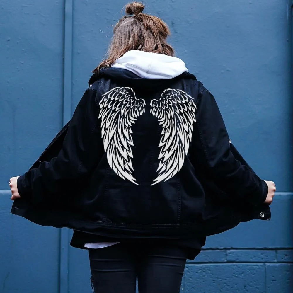 Angel Wings Painting Stencil 11.8" | Reusable DIY Template Painting Stencil QXL
