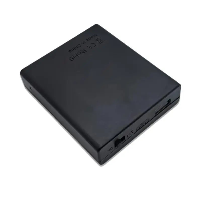 4-Slot AA Battery Holder with Power Switch & USB Port Battery Holder Case QXL