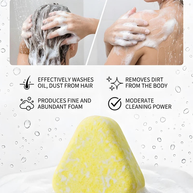 2-in-1 Fruit-Scented Handmade Shampoo & Shower Soap Bar Shampoo Soap Bar QXL