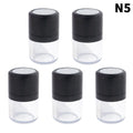 Empty Loose Powder Jar with Puff & Mirror | Travel Makeup Loose Powder Jar QXL N5