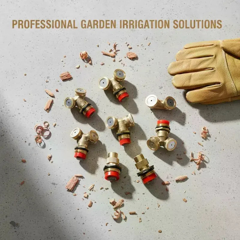 Brass Garden Misting Nozzle | Lawn Irrigation Sprinkler Head Garden Sprinkler Nozzle QXL