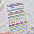 5D Glow in Dark Nail Stickers | Y2K Mirror French Decals