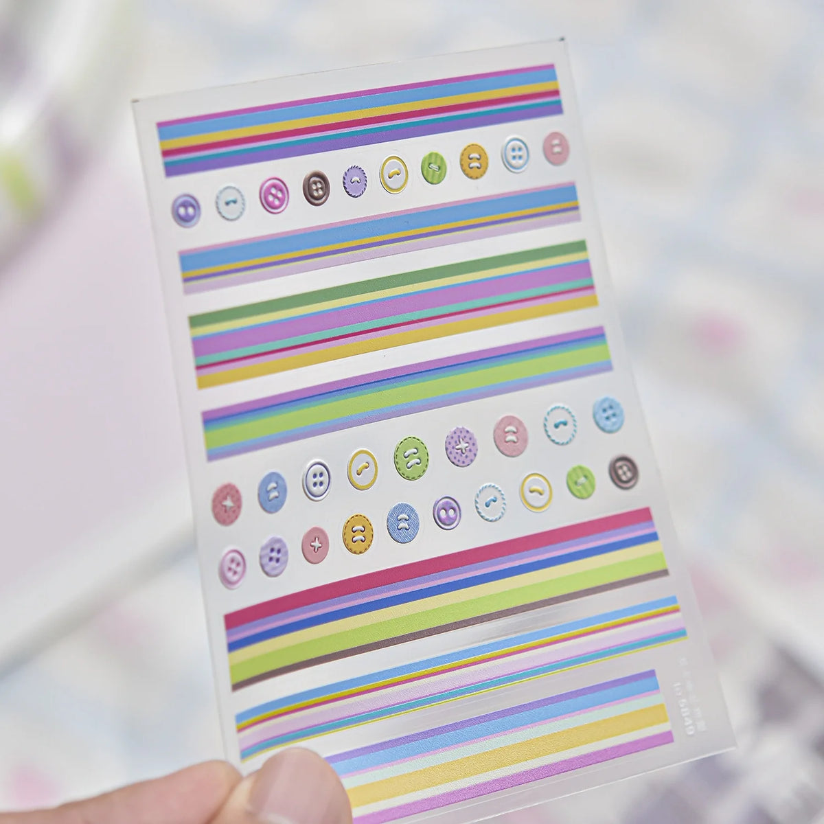 5D Glow in Dark Nail Stickers | Y2K Mirror French Decals