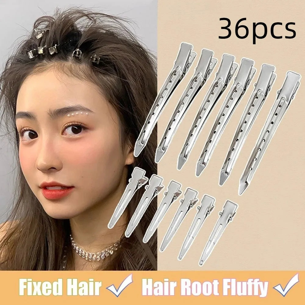 36-Pack Hair Root Lift Clips | Salon Sectioning Clamps Hair Sectioning Clips QXL