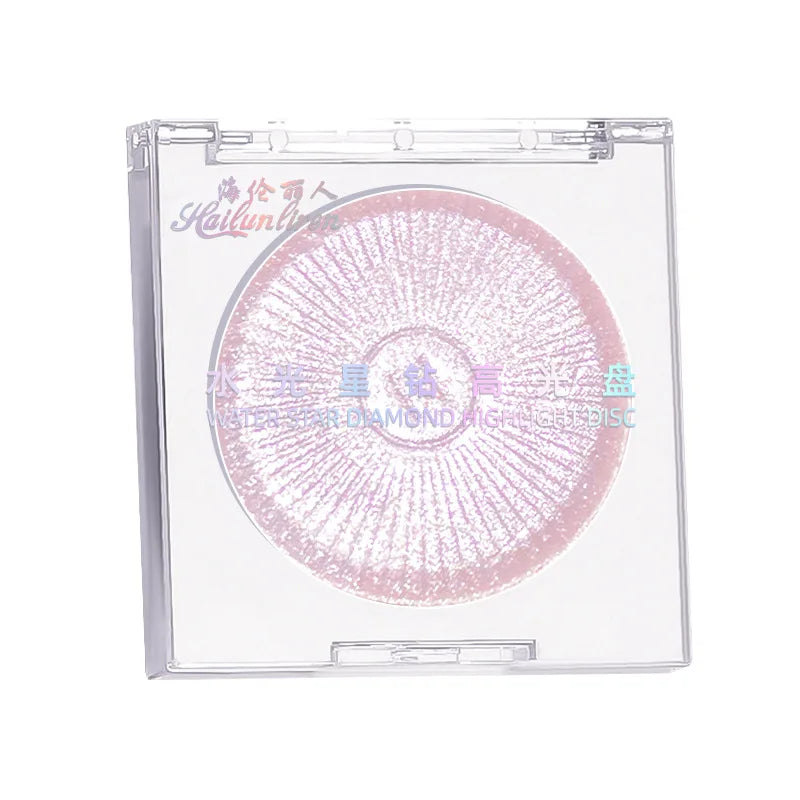Galaxy Diamond Glitter Highlighter Palette | 3-Color Shimmer Glitter Highlighter Palette QXL