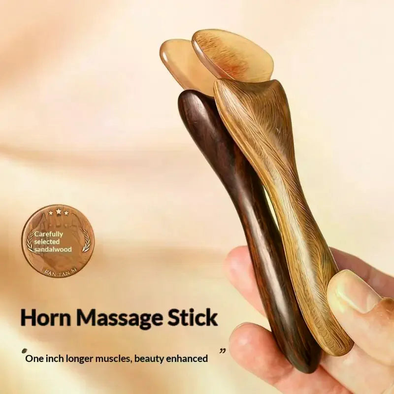 Sandalwood Gua Sha Face Massage Stick | Eye & Facial Tool Facial Massage Tool QXL