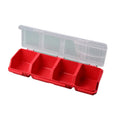 Multi-Compartment Plastic Storage Box for Screws & Hardware Parts Storage Box QXL D