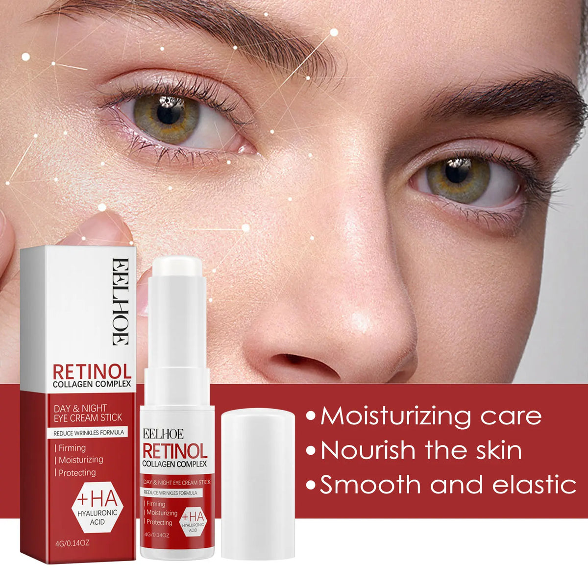 Hoygi Retinol Eye Cream Stick | Collagen & Hyaluronic Acid Eye Cream Stick QXL