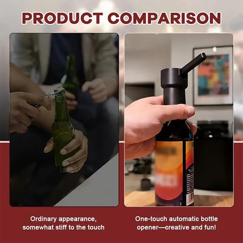 Lever Beer Bottle Opener | Cap Launcher – 4-Size Set Bottle Opener QXL