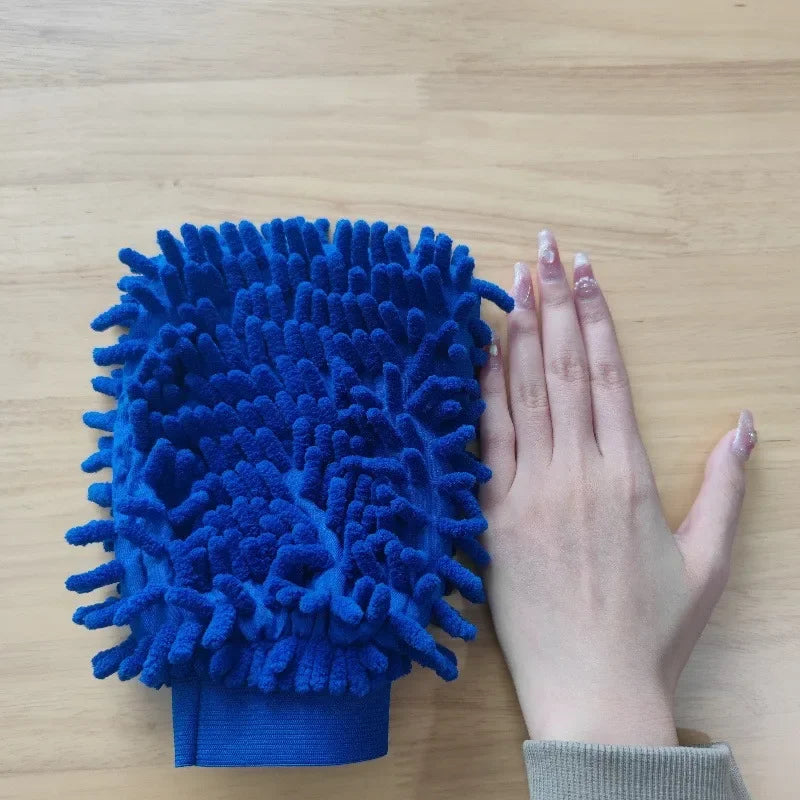 Microfiber Car Wash Glove | Paint-Safe Cleaning Mitt Car Wash Mitt QXL