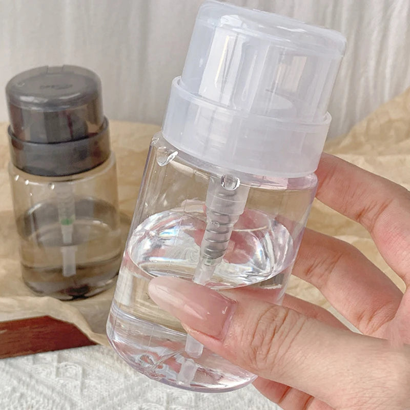 Refillable Press Pump Dispenser Bottle | Nail Polish Remover Nail Pump Dispenser QXL