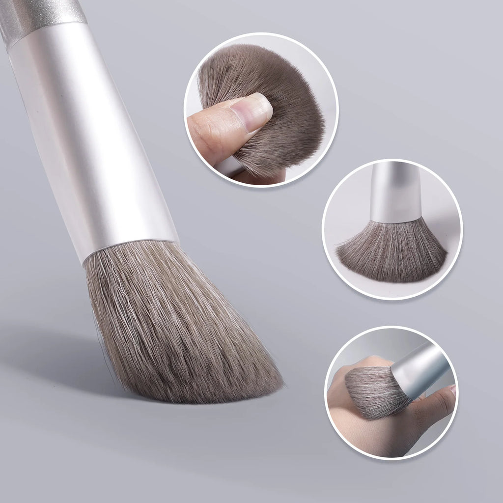 Wooden Handle Synthetic Eyeshadow Makeup Brush Set Kit Eyeshadow Brush Set QXL