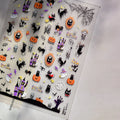 Halloween 5D Nail Art Stickers – Ghosts, Pumpkins & Spiders