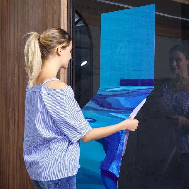 30cm Self-Adhesive Mirror Wall Sticker | Flexible PET Decal Mirror Wall Sticker QXL