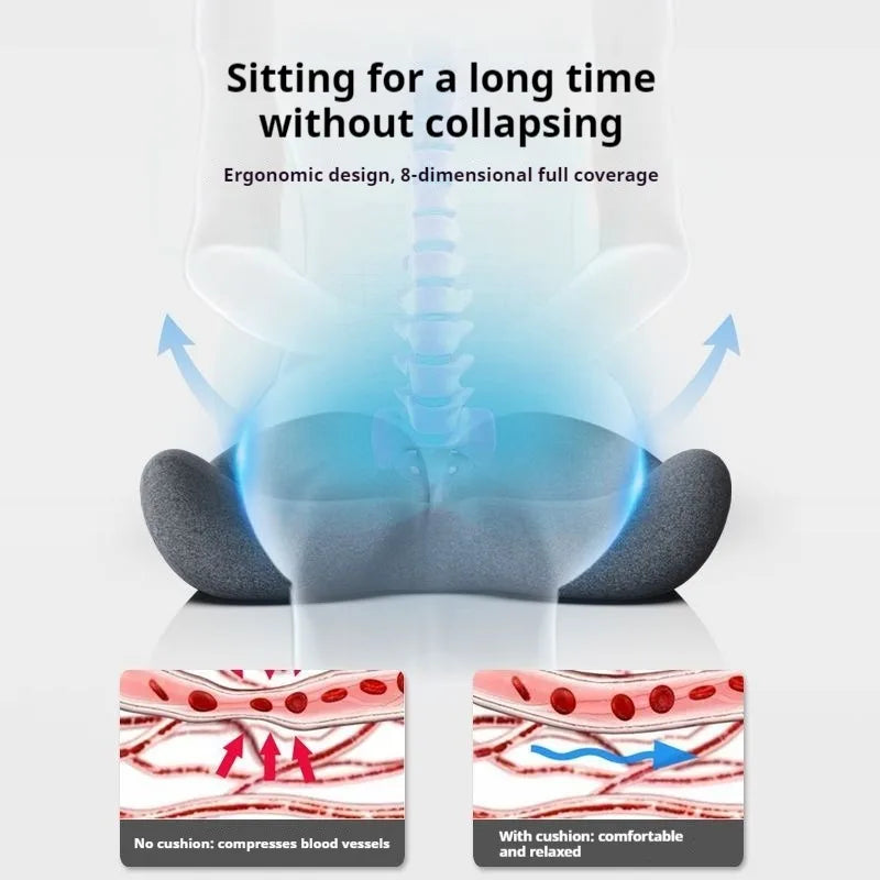 U-Shape Memory Foam Seat Cushion | Coccyx & Tailbone Support Memory Foam Seat Cushion QXL