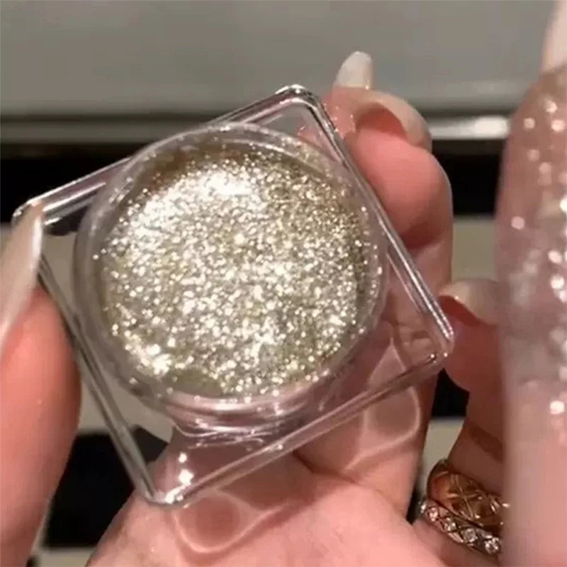 Metallic Liquid Eyeshadow | Shimmer Glitter Highlighter 5g Liquid Eyeshadow QXL