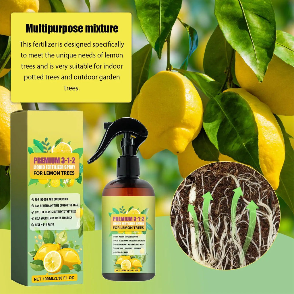 Liquid Plant Fertilizer Spray | Concentrated Growth Mist 100ml Liquid Plant Fertilizer QXL