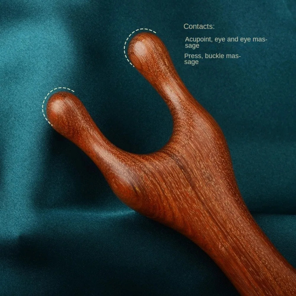 Deer Antler Wood Massage Comb | Anti-Static Wide Tooth Wood Massage Comb QXL