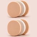 Round Foundation Sponge Puff Set – Wet & Dry Makeup Tool Makeup Sponge Puff QXL Mix 6pcs