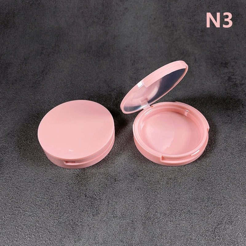 Refillable Pressed Powder Compact Jar with Vanity Mirror Refillable Powder Compact QXL N16