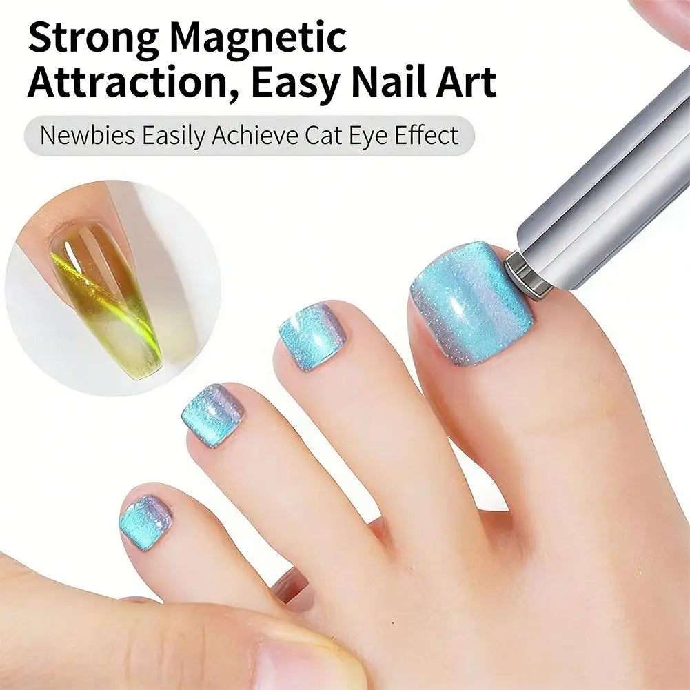 Cat-Eye Magnetic Nail Art Pen | Manicure Tool for Gel Polish Magnetic Nail Art Tool QXL
