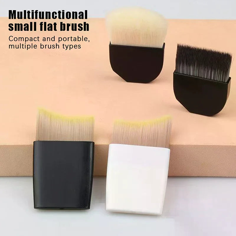 Crescent Foundation Brush | Ultra-Thin Fluffy Bristle Makeup Foundation Brush QXL