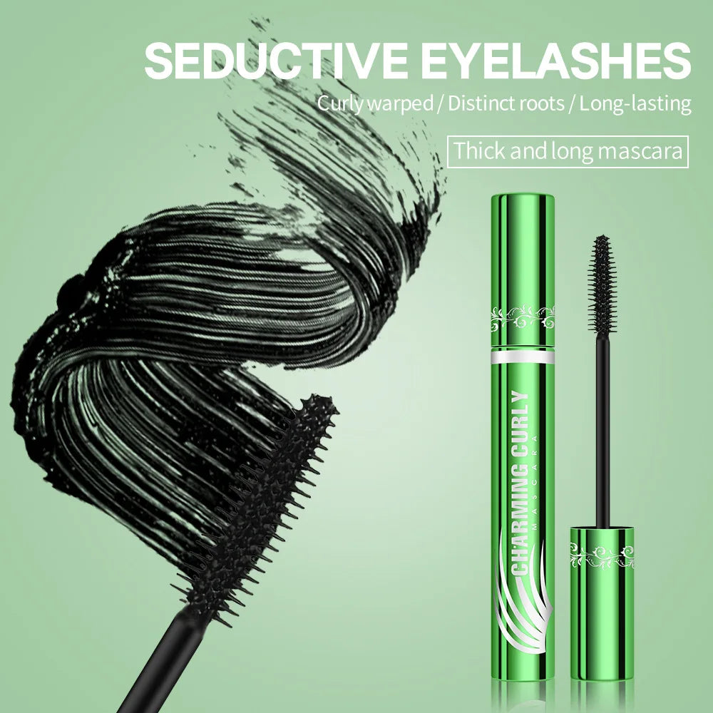 Waterproof Lengthening Mascara – Volumizing Silky Black Lashes Lengthening Mascara QXL