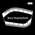Brow Mapping Ruler | Eyebrow Shaping Tool & Stencils Eyebrow Mapping Tool QXL B