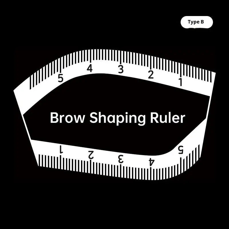 Brow Mapping Ruler – Eyebrow Stencil & Shaping Tool Eyebrow Mapping Ruler QXL B