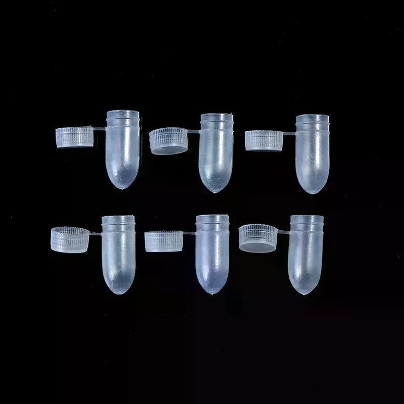 100-Pack Flip Lid Transparent Capsule Pill Storage Containers Pill Storage Containers QXL