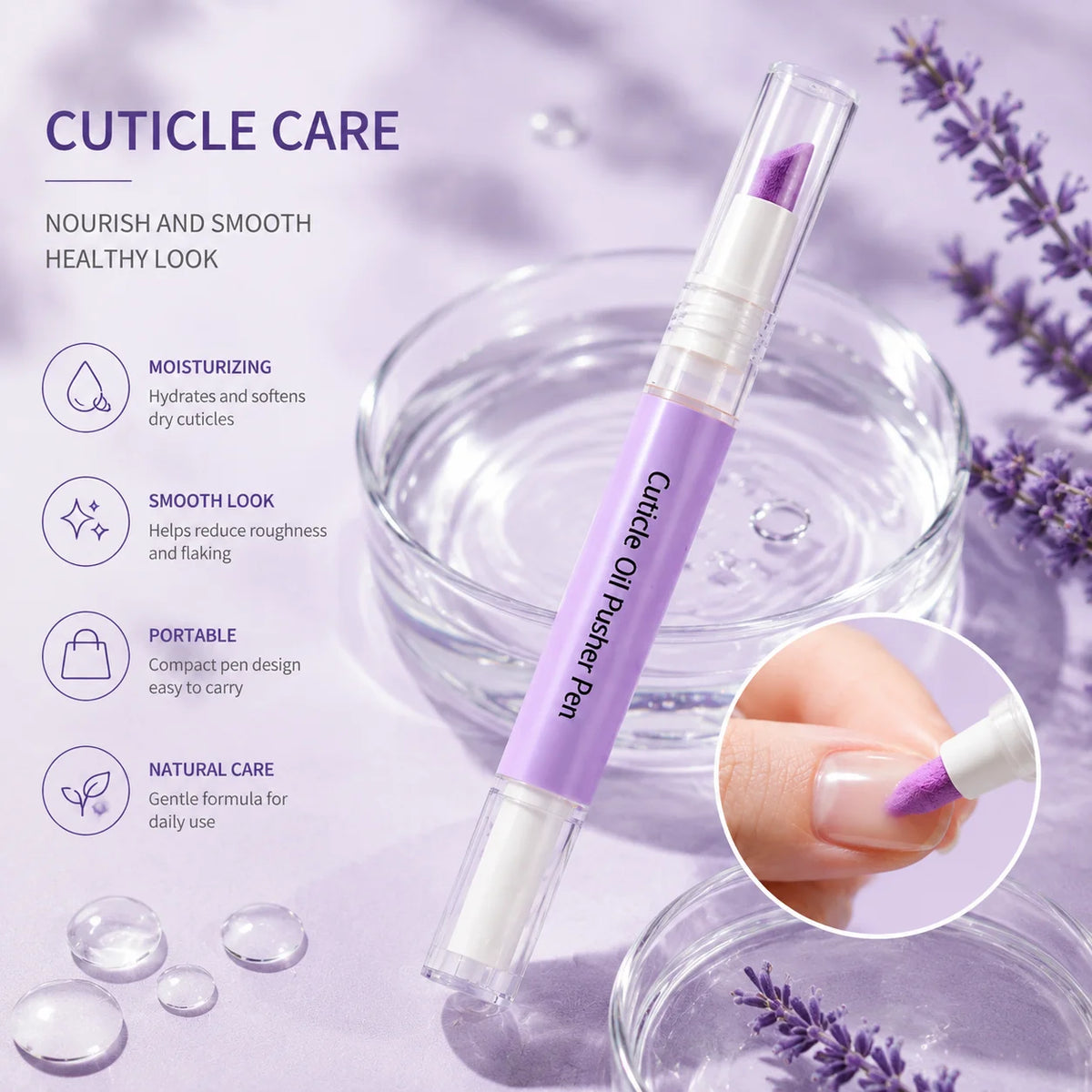 Nail Cuticle Nourishing Oil | Hydrating Smooth Touch Treatment Cuticle Nourishing Oil QXL