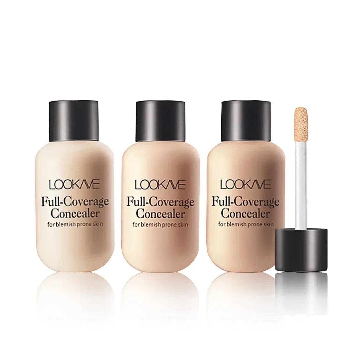 Full Coverage Liquid Concealer Foundation | Waterproof Cream Liquid Concealer Foundation QXL