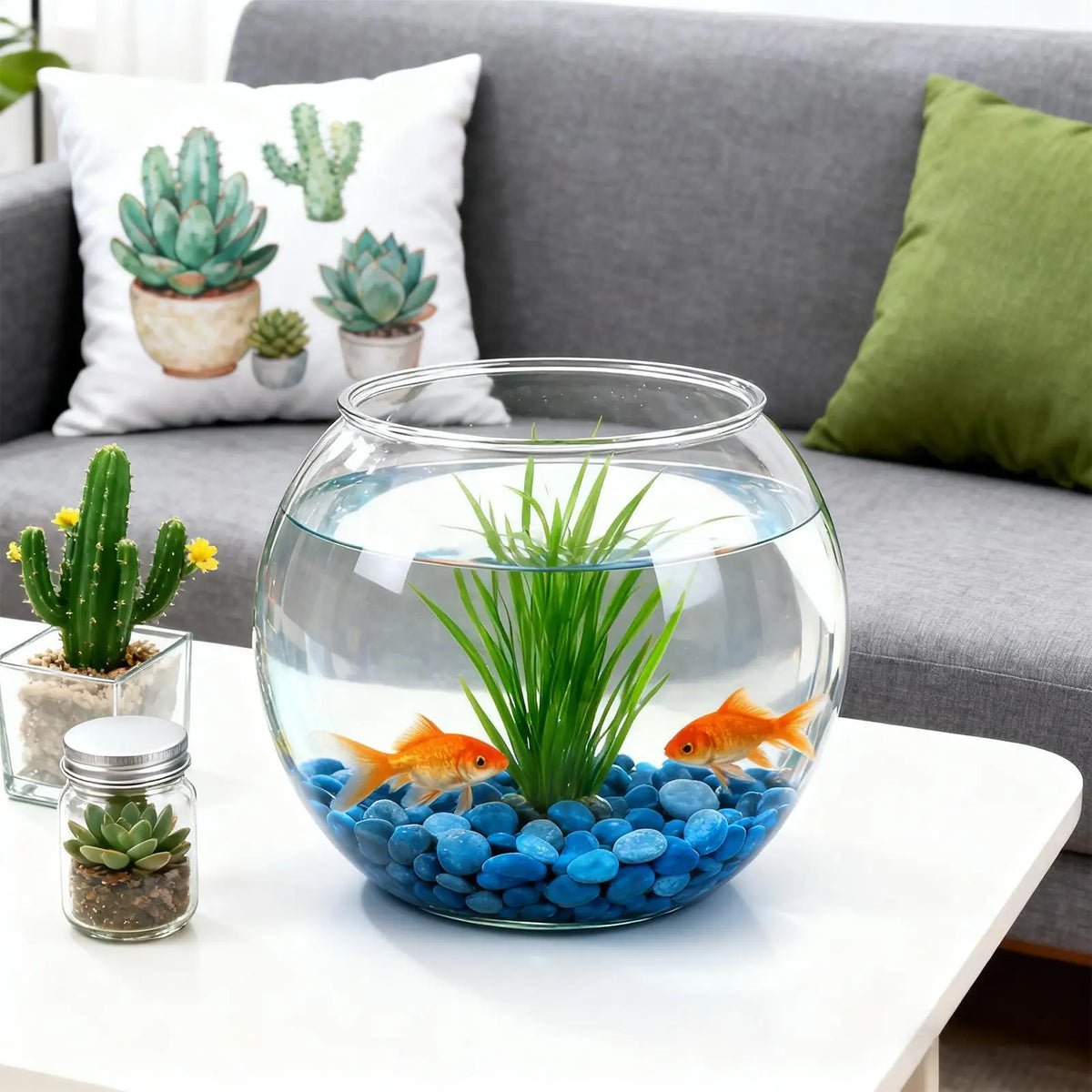 Clear Bubble Fish Bowl | Mini Aquarium & Table Centerpiece Bubble Fish Bowl QXL