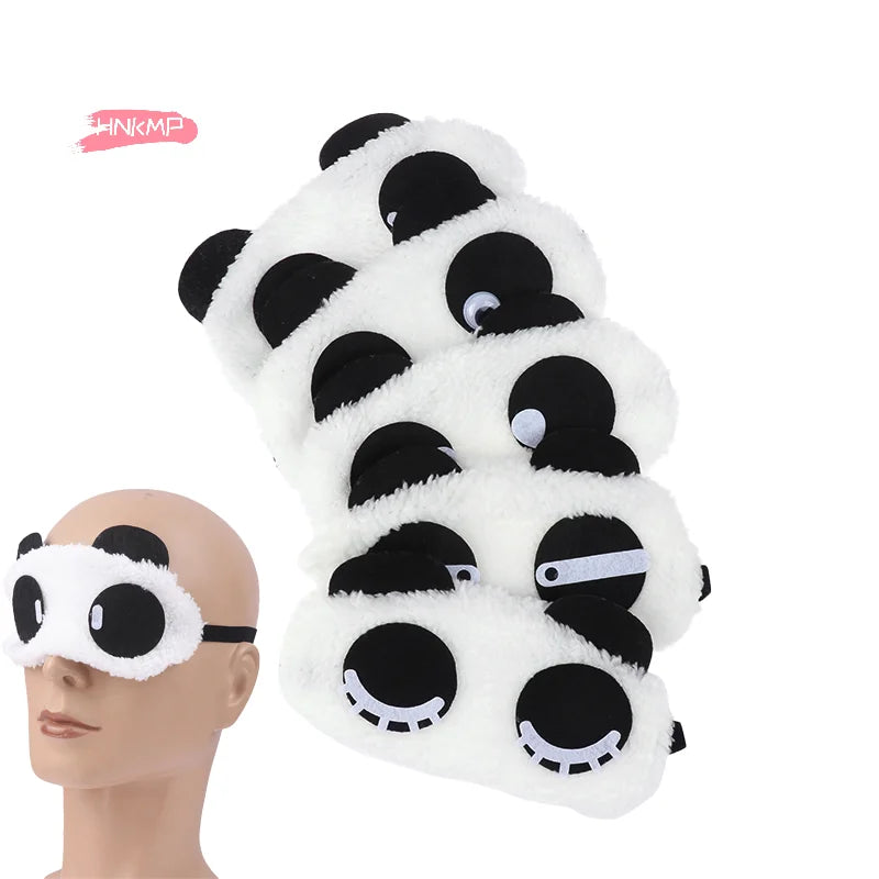 Plush Panda Sleep Mask | Soft Light-Blocking Eye Cover Sleep Eye Mask QXL