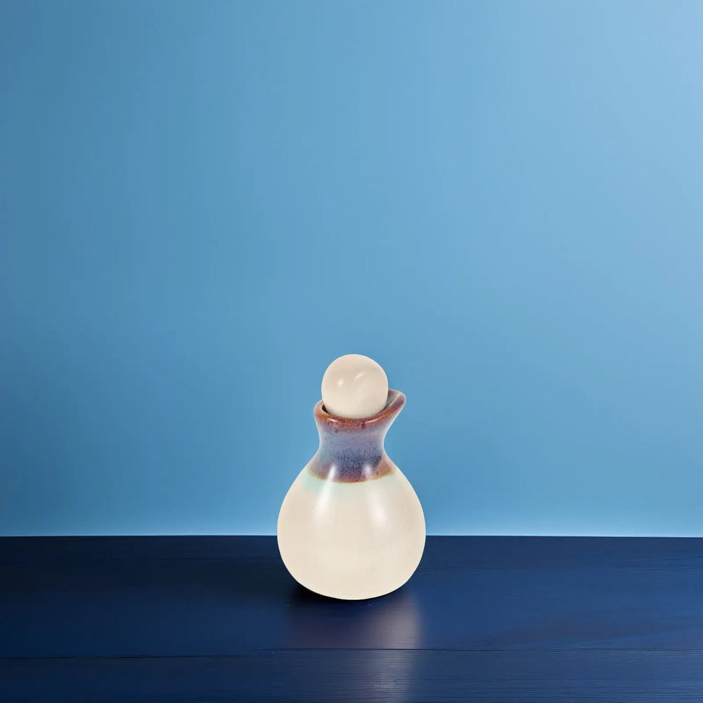 Ceramic Essential Oil Bottle Dispenser Jar – Spa & Salon Essential Oil Dispenser QXL