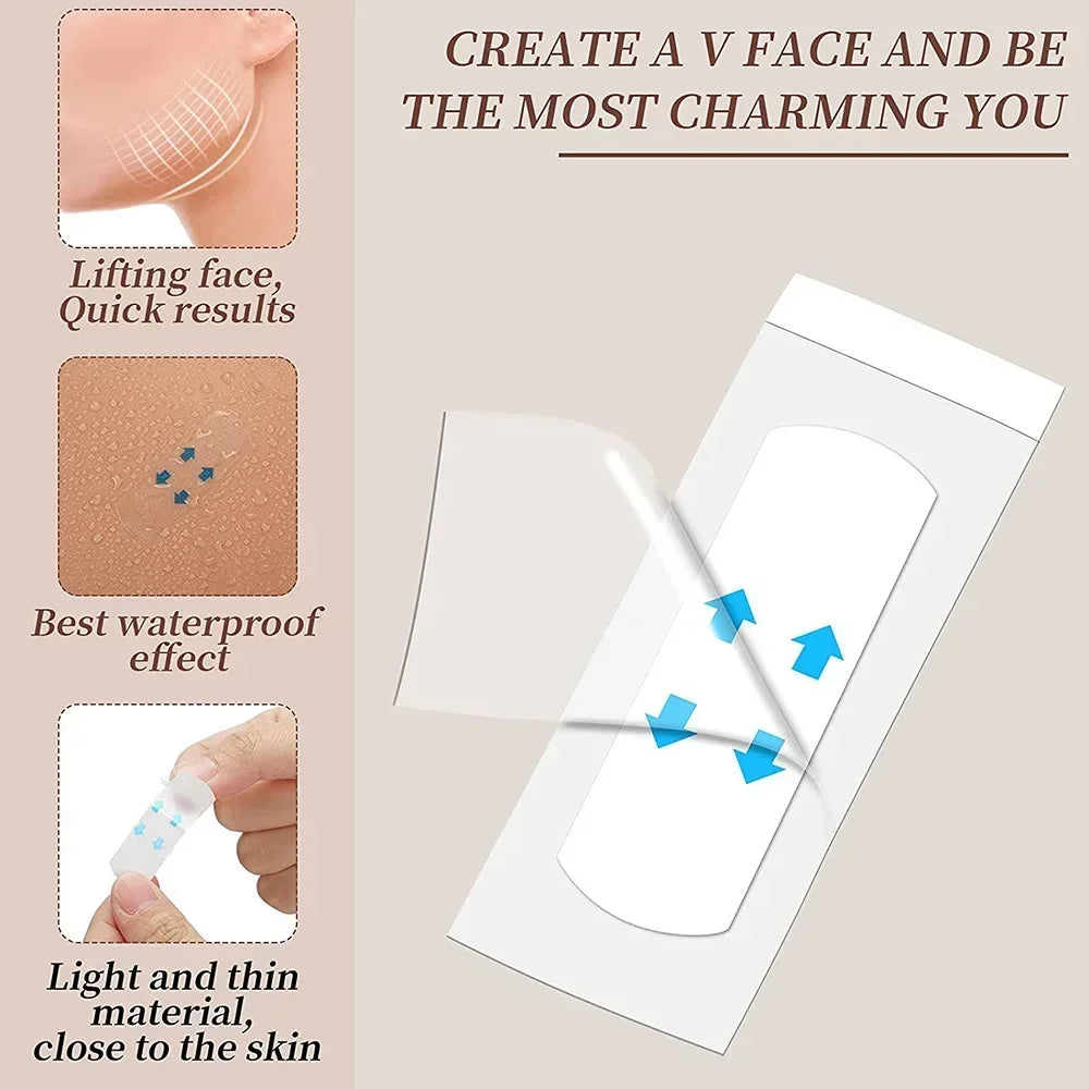 60-Pc Invisible Face Lifting Tape | Firm & Contour Skin Face Lifting Tape QXL