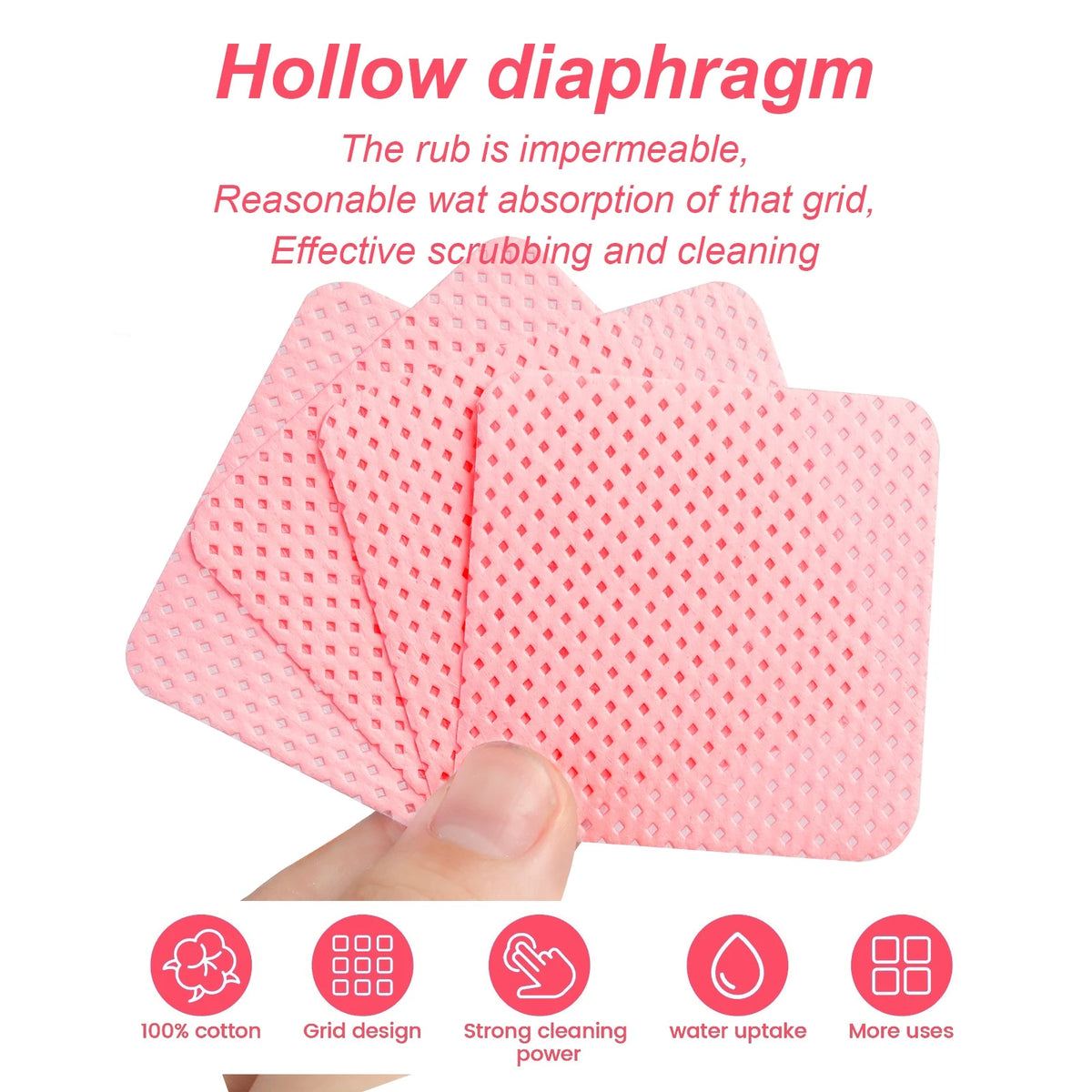 1080-Pack Lint-Free Nail Polish Remover Wipes | Salon & Home Nail Remover Wipes QXL