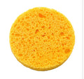 Natural Cellulose Facial Cleansing Sponge Pads | 5–10 Pack Facial Cleansing Sponge QXL An Yellow 5pcs