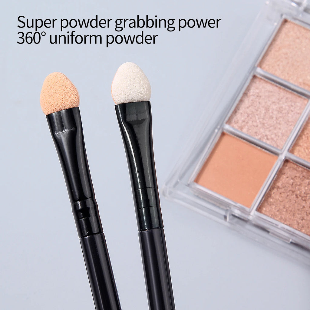 Sponge Eyeshadow Brush Set – Double-Sided Blending Applicator Eyeshadow Brush Set QXL