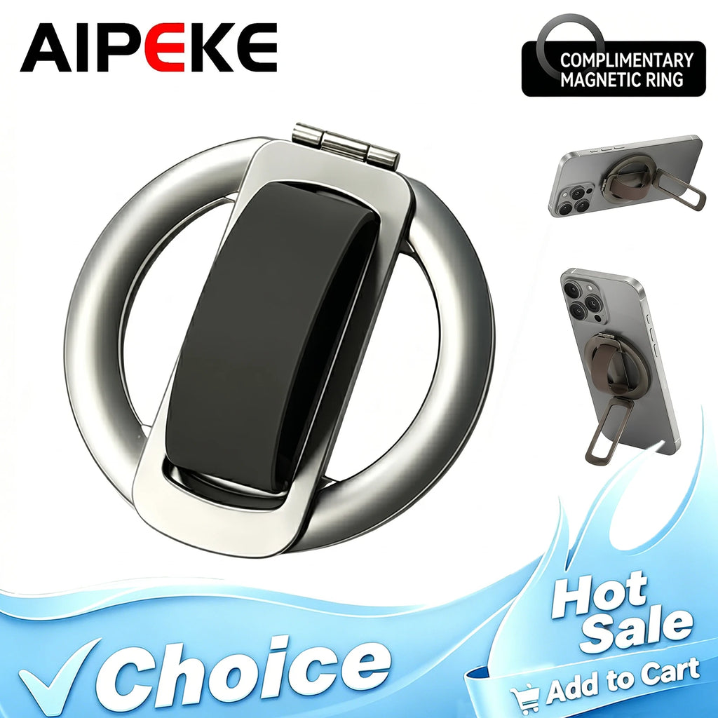 Magnetic Folding Phone Ring Grip & Stand | MagSafe Compatible Phone Ring Grip Stand QXL