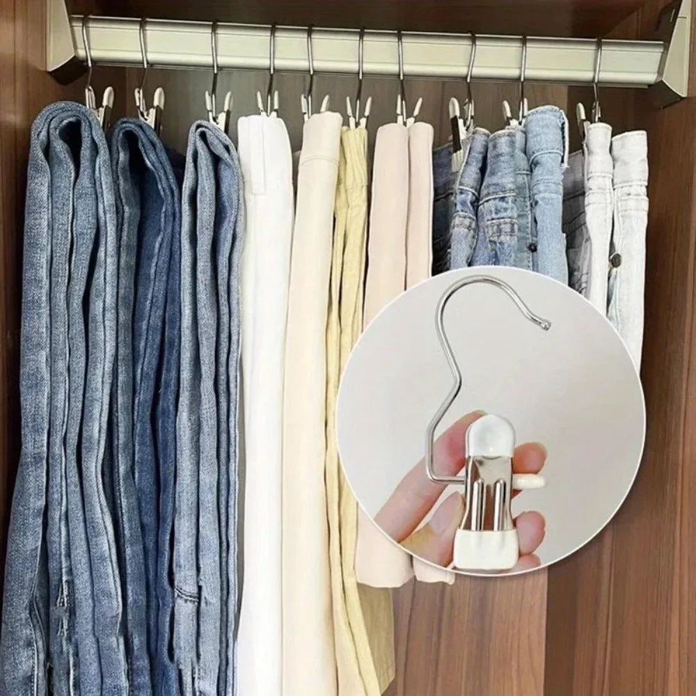 20-Pack Boot Hanger Clips | Space-Saving Clothes Pins Clothes Hanger Clips QXL