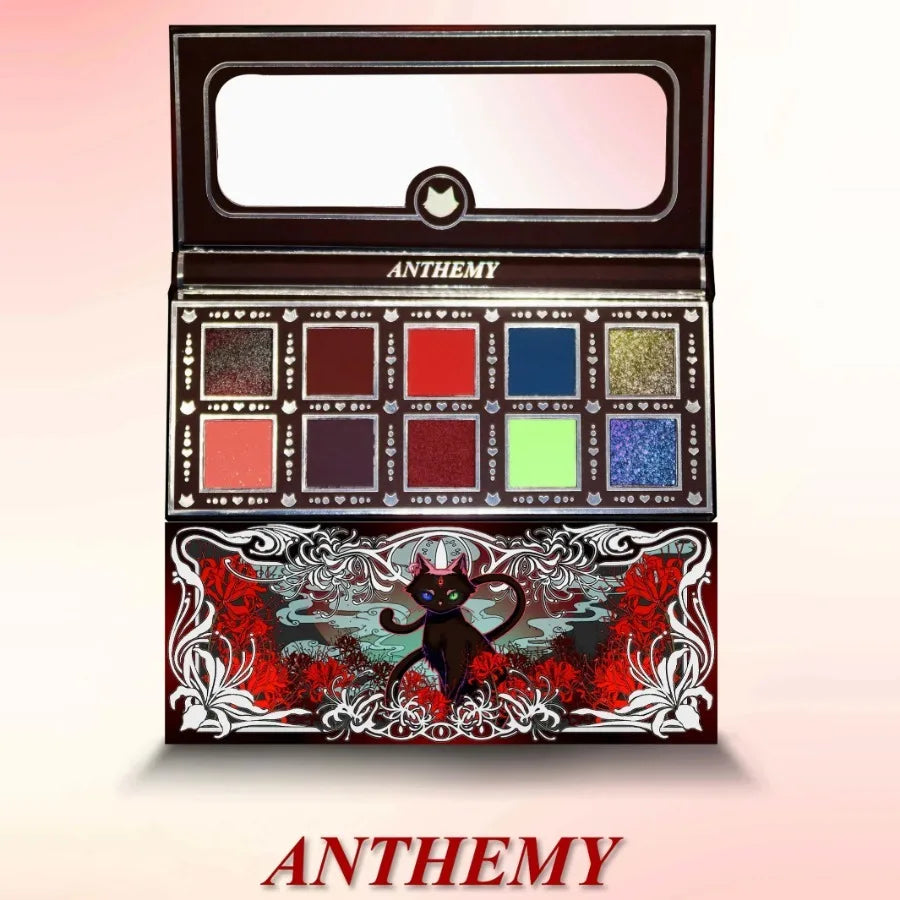 10-Color Waterproof Eyeshadow Palette | High Pigment & Vegan Eyeshadow Palette QXL