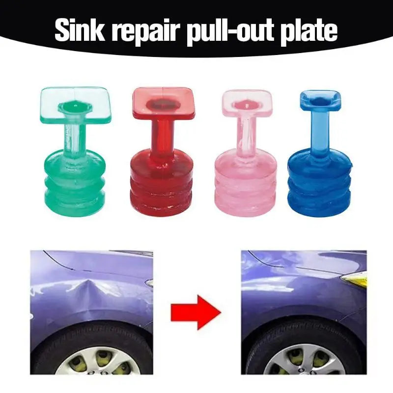 10-Pack PDR Glue Tabs | Paintless Car Dent Repair Tool Set Dent Repair Tabs QXL