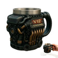 V12 Engine Block Coffee Mug | Unique Car Lover Gift Novelty Coffee Mug QXL 1PCS 200ml