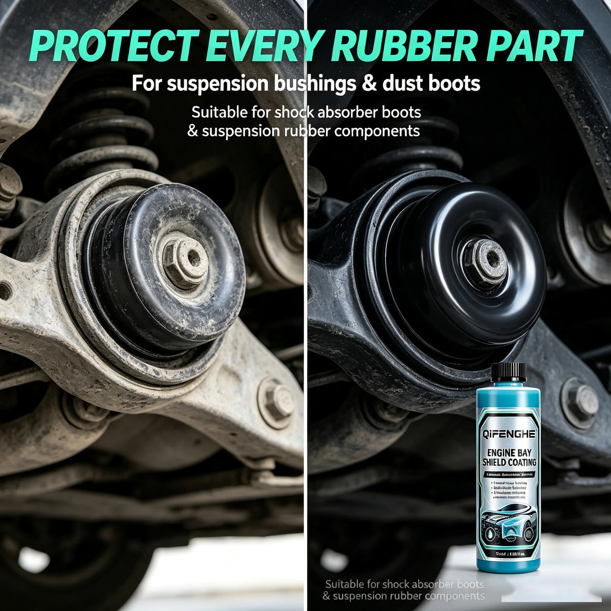 Engine Bay Shield Coating 100ml | Heat & Moisture Resistant Engine Bay Coating QXL