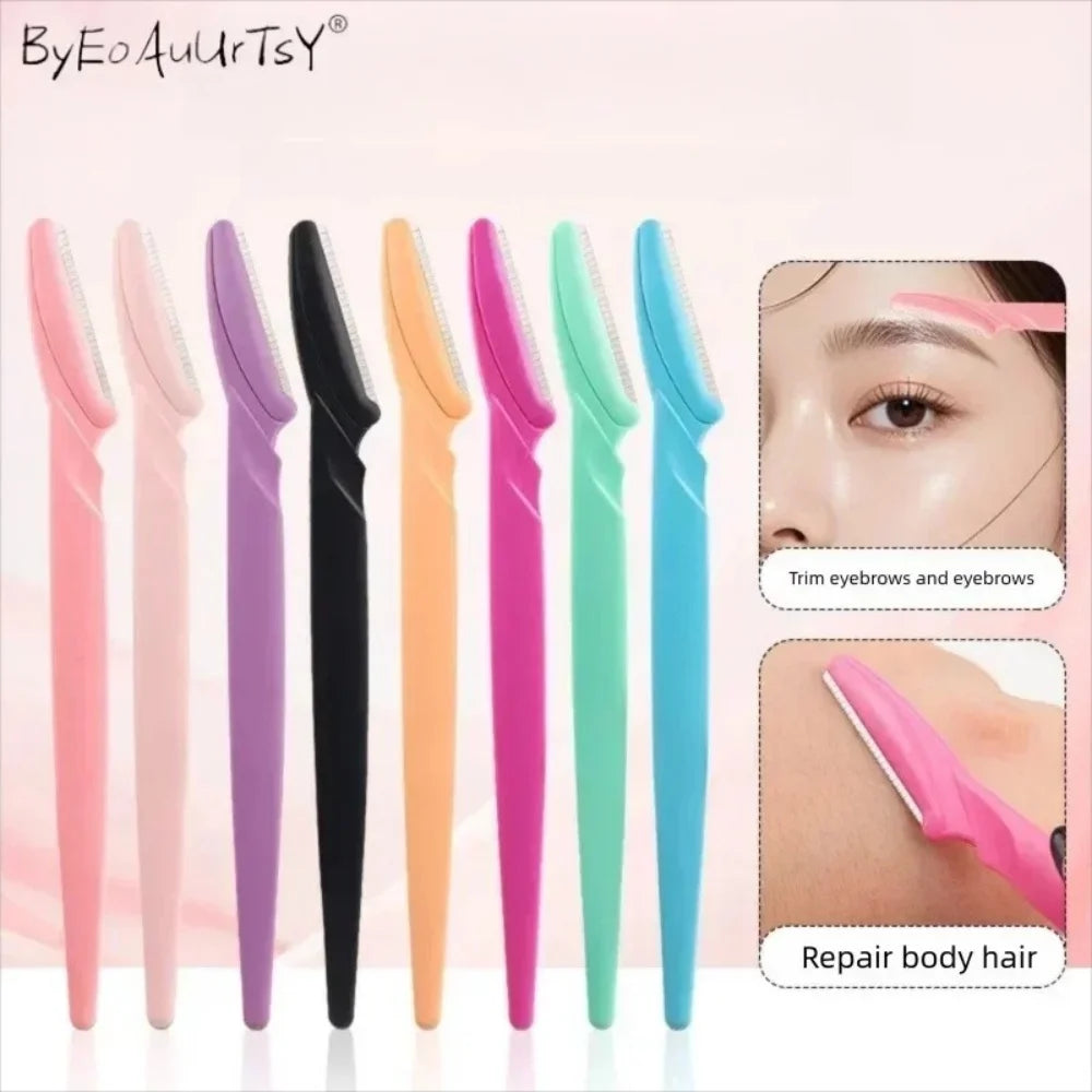 3-Pack Eyebrow Razor Trimmer | Face Hair Shaper for Women Eyebrow Razor Trimmer QXL