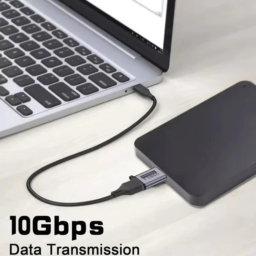 USB 3.0 Micro-B to USB-C Female Adapter | HDD 10Gbps USB Cable Adapter QXL