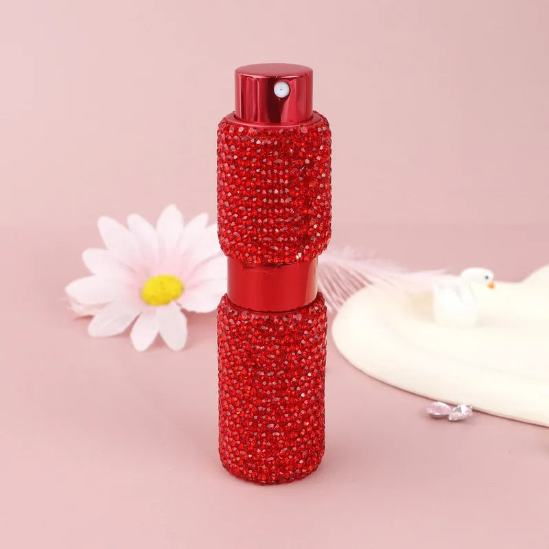 8ml Red Diamond Lipstick Refillable Perfume Spray Bottle Perfume Atomiser Bottle QXL