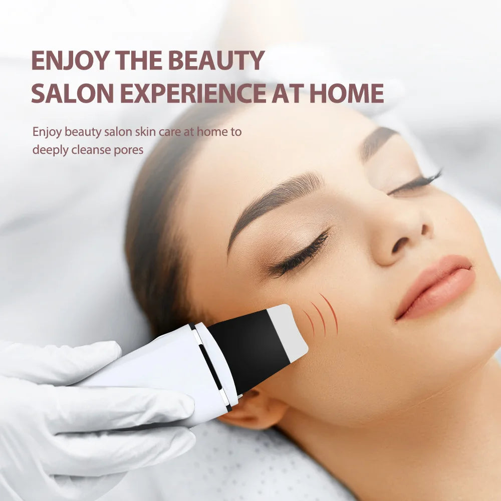 Ultrasonic Skin Scraper | 4-Mode Microcurrent Lifting Device Ultrasonic Skin Scraper QXL