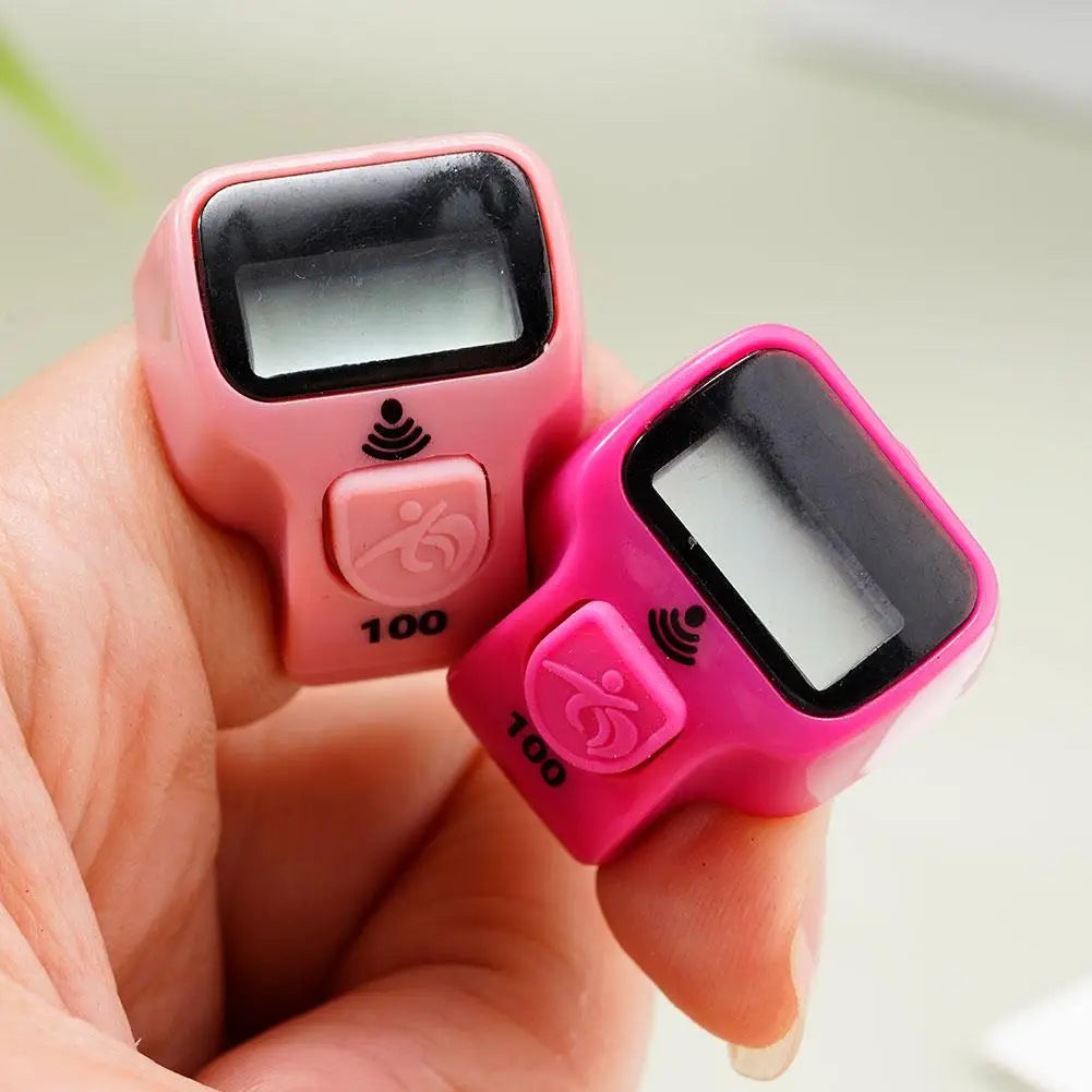 Digital Thumb Tally Counter Ring | 5-Digit LED Clicker Digital Tally Counter QXL